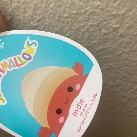 Indie the hermit crab squishmallow - Picture 3 of 3
